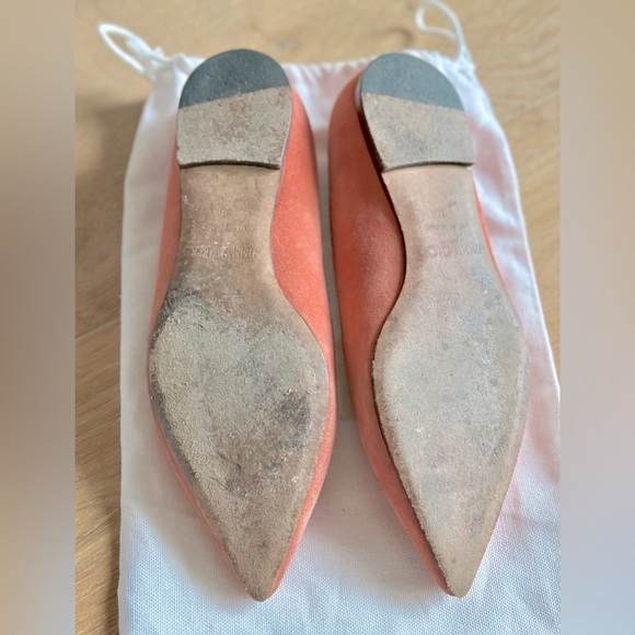 Jimmy Choo suede flats. Size 36. Coral color. - Picture 3 of 4